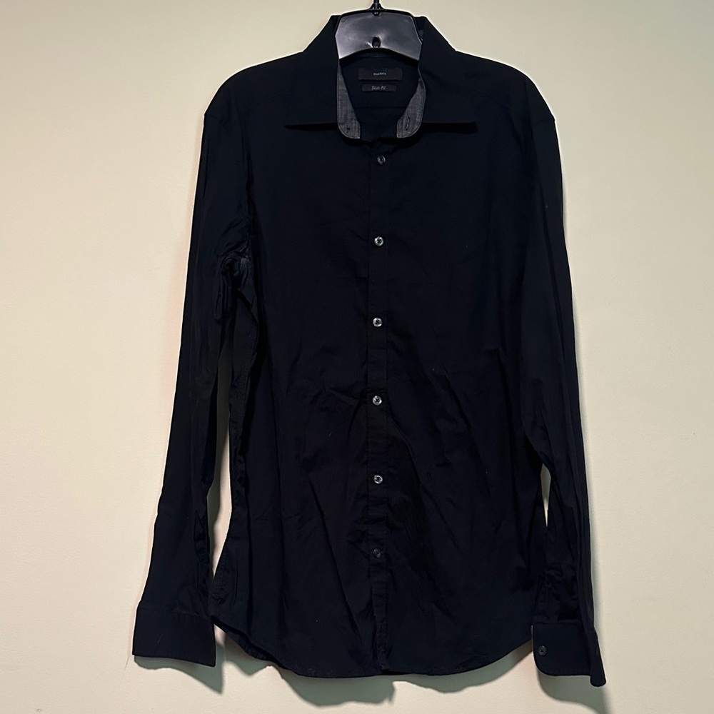 Diesel Men's Dark Casual Button Down Shirt